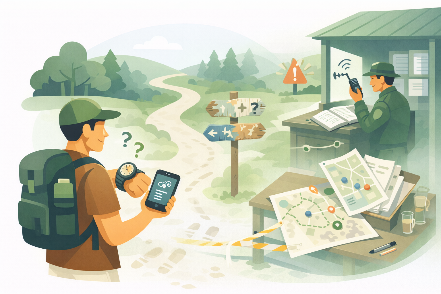 Escenario antes: información limitada en el momento crítico